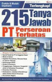 Image of 215 Tanya jawab PT Perseroan Terbatas