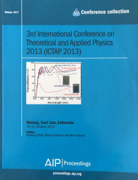 Image of 3rd International Conference on Theoretical and Applied Physics 2013 (ICTAP 2013)