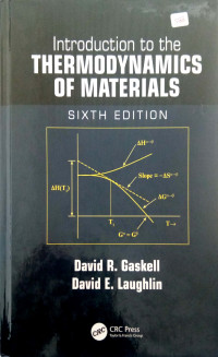 Image of Introduction to the thermodynamics of materials