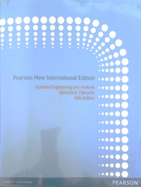 Image of Pearson New International Editon = Systems engineering and Analysis