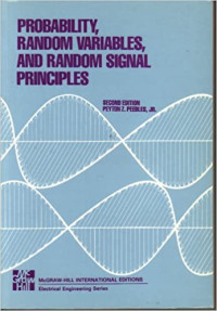 Image of Probability, random variables, and random signal principles