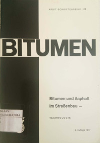 Image of Bitumen: bitumen und asphalt im straβenbau