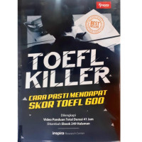 Image of Toefl Killer : cara pasti mendapat skor Toefl 600