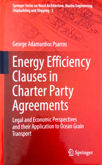Image of Energy Efficiency clauses in charter party agreements: legal nd economic perspectives and their application to ocean grain transport