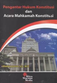 Image of Pengantar hukum konstitusi dan acara